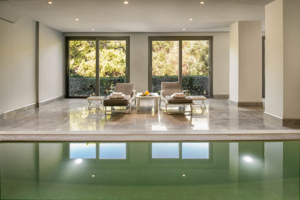 Indoor pool of Luxury Villa La Fortuna in La Zagaleta